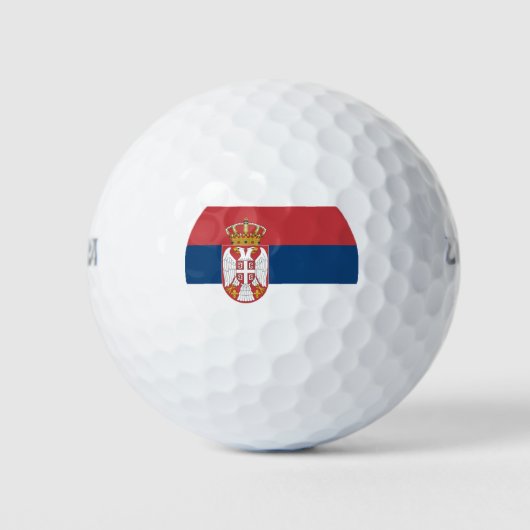 Balles De Golf Drapeau serbe (Devant)