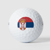 Balles De Golf Drapeau Serbie (Devant)