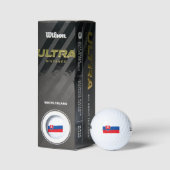 Balles De Golf Drapeau Slovaquie (Emballage)
