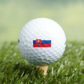 Balles De Golf Drapeau Slovaquie (T-shirt Insitu)