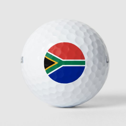 Balles De Golf drapeau sud-africain (Devant)