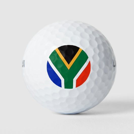 Balles De Golf Drapeau sud-africain (Devant)