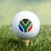 Balles De Golf Drapeau sud-africain (T-shirt Insitu)