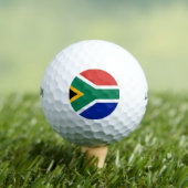 Balles De Golf Drapeau sud-africain (T-shirt Insitu)