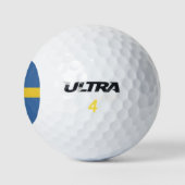 Balles De Golf Drapeau suédois (Logo)