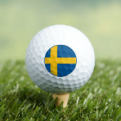 Balles De Golf Drapeau suédois (T-shirt Insitu)