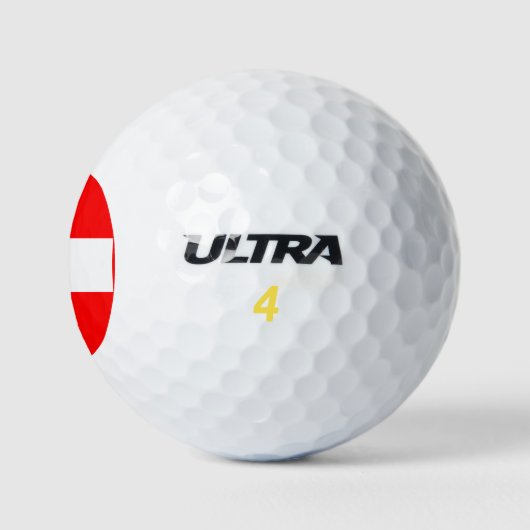 Balles De Golf drapeau suisse (Logo)