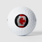 Balles De Golf Drapeau tactile canadien (Devant)