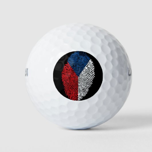Balles De Golf Drapeau tactile tchèque (Devant)