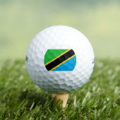 Balles De Golf Drapeau tanzanien (T-shirt Insitu)