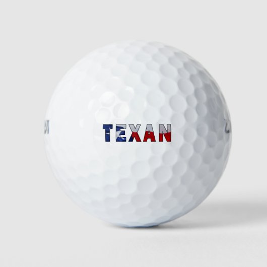 Balles De Golf Drapeau texan (Devant)