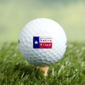 Balles De Golf Drapeau texan natif de 2e génération (T-shirt Insitu)