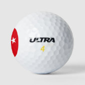 Balles De Golf Drapeau turc (Logo)