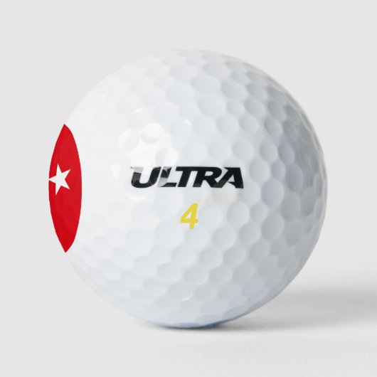 Balles De Golf Drapeau turc (Logo)