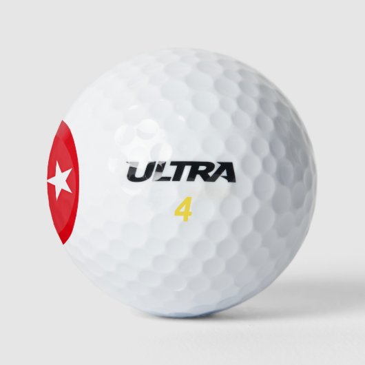 Balles De Golf Drapeau turc (Logo)