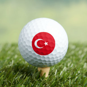 Balles De Golf Drapeau turc, Drapeau de la Turquie