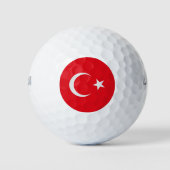 Balles De Golf Drapeau turc simple (Devant)