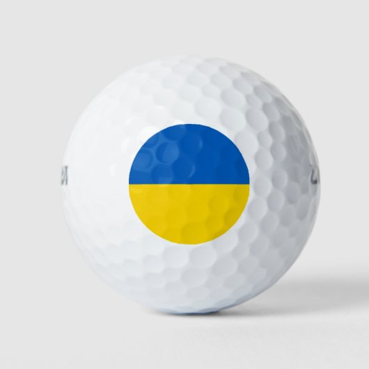 Balles De Golf Drapeau Ukraine (Devant)