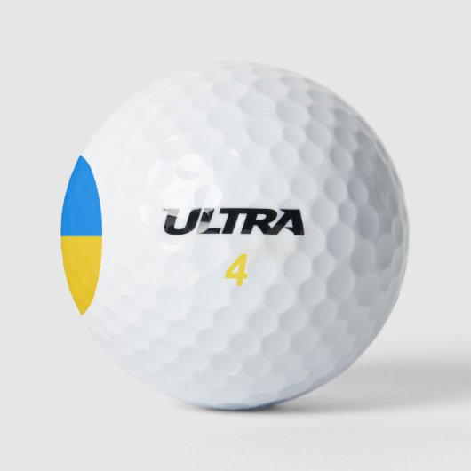 Balles De Golf Drapeau ukrainien (Logo)