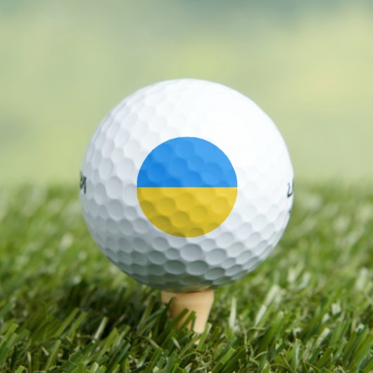 Balles De Golf Drapeau ukrainien (T-shirt Insitu)