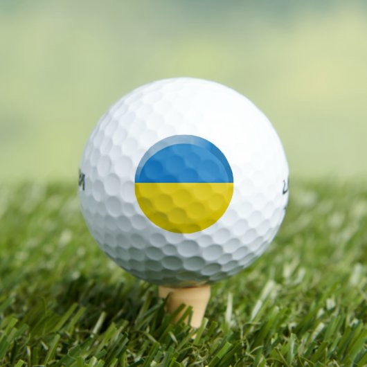 Balles De Golf Drapeau ukrainien (T-shirt Insitu)