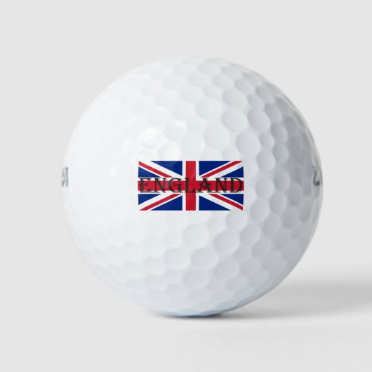 Balles De Golf Drapeau Union Jack Angleterre wu gbcnt (Devant)