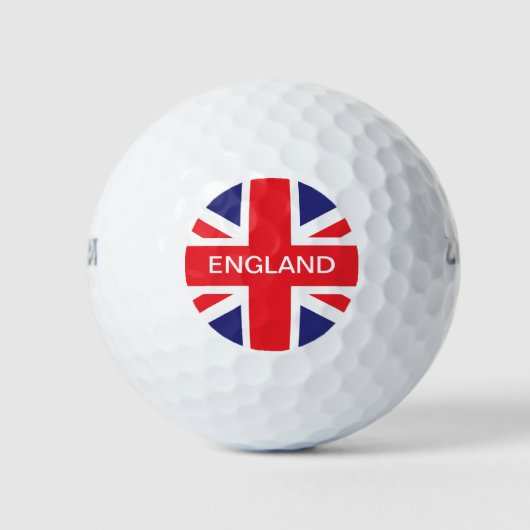 Balles De Golf Drapeau Union Jack d'Angleterre (Devant)