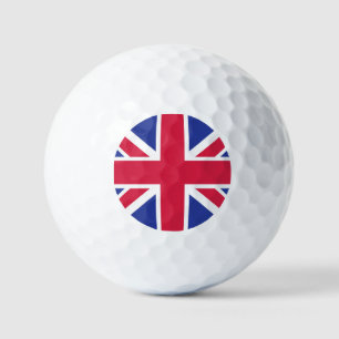 Balles De Golf Drapeau Union Jack rouge blanc et bleu de Grande-B