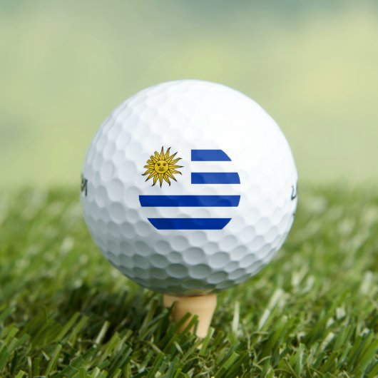 Balles De Golf Drapeau uruguayen (T-shirt Insitu)