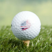 Balles De Golf Drapeau USA (T-shirt Insitu)