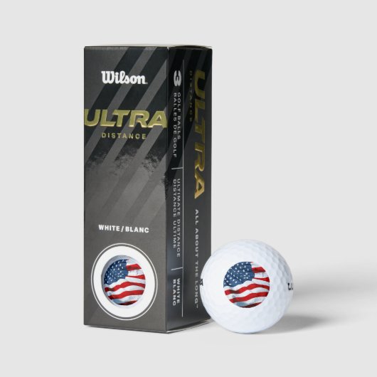 Balles De Golf drapeau usa (Emballage)