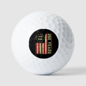 Balles De Golf Drapeau USA 250e anniversaire (Recto)
