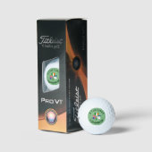 Balles De Golf Drapeaux irlandais américains Shamrock Balls de go (Conditionnement)