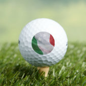 Balles De Golf Drapeaux italiens et américains (T-shirt Insitu)