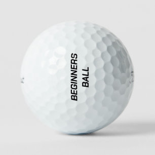 Balles De Golf Drôle "Bal des débutants"