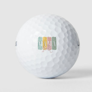 Balles De Golf Drôle Bow Coquette Mama Fleurs Fête des Mères