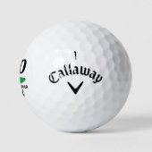 Balles De Golf Drôle cadeau personnalisé 70e anniversaire pour Go (Logo)