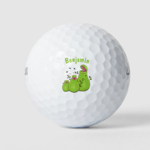 Balles De Golf Drôle carnivore carnivore carnivore plante dessin