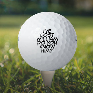 Balles De Golf Drôle Comic Livre Personnalisé Lost Golf Balls