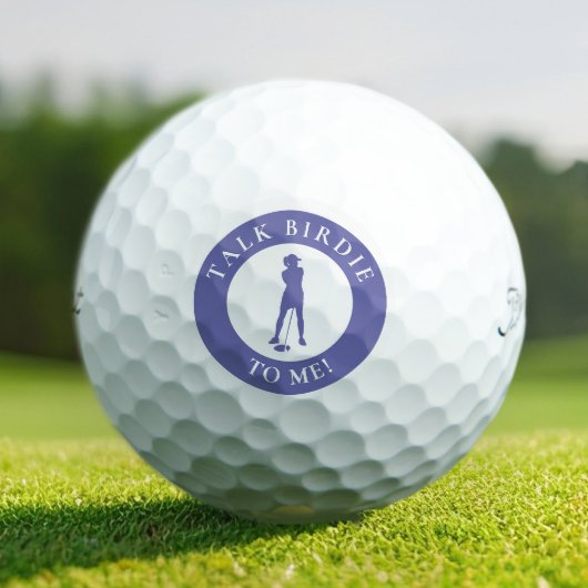 Balles De Golf Drôle de langage Birdie à moi Mesdames