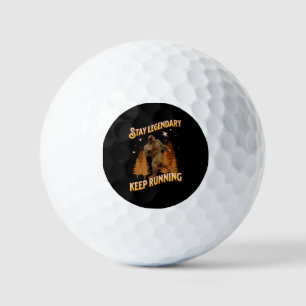 Balles De Golf Drôle de motivation de course de Bigfoot