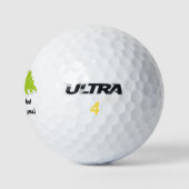 Balles De Golf Drôle Dinosaur Design (Logo)