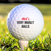 Balles De Golf Drôle Dirty Plaisanterie Très Manly Balls