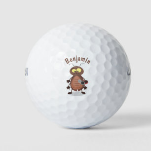 Balles De Golf Drôle drôle de personnage de dessin animé de cafar