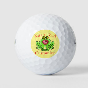 Balles De Golf Drôle Embrasse Un Toad Thunder_Cove