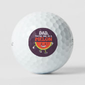 Balles De Golf Drôle Fête des pères plaisanterie papa pun cadeau (Recto)