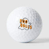 Balles De Golf Drôle Ghost Boo Balls Dirty Joke Halloween (Recto)