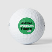 Balles De Golf Drôle Golf Pseudo et Real Name Golf Balls (Devant)
