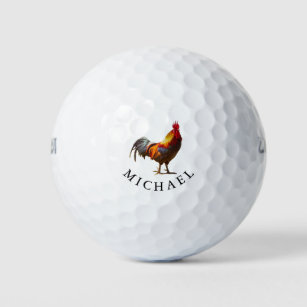 Balles De Golf Drôle Golfer's cadeau personnel poulet