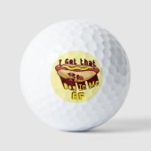 Balles De Golf Drôle Got That Dog In Me Monogram Custom Titleist (Recto)